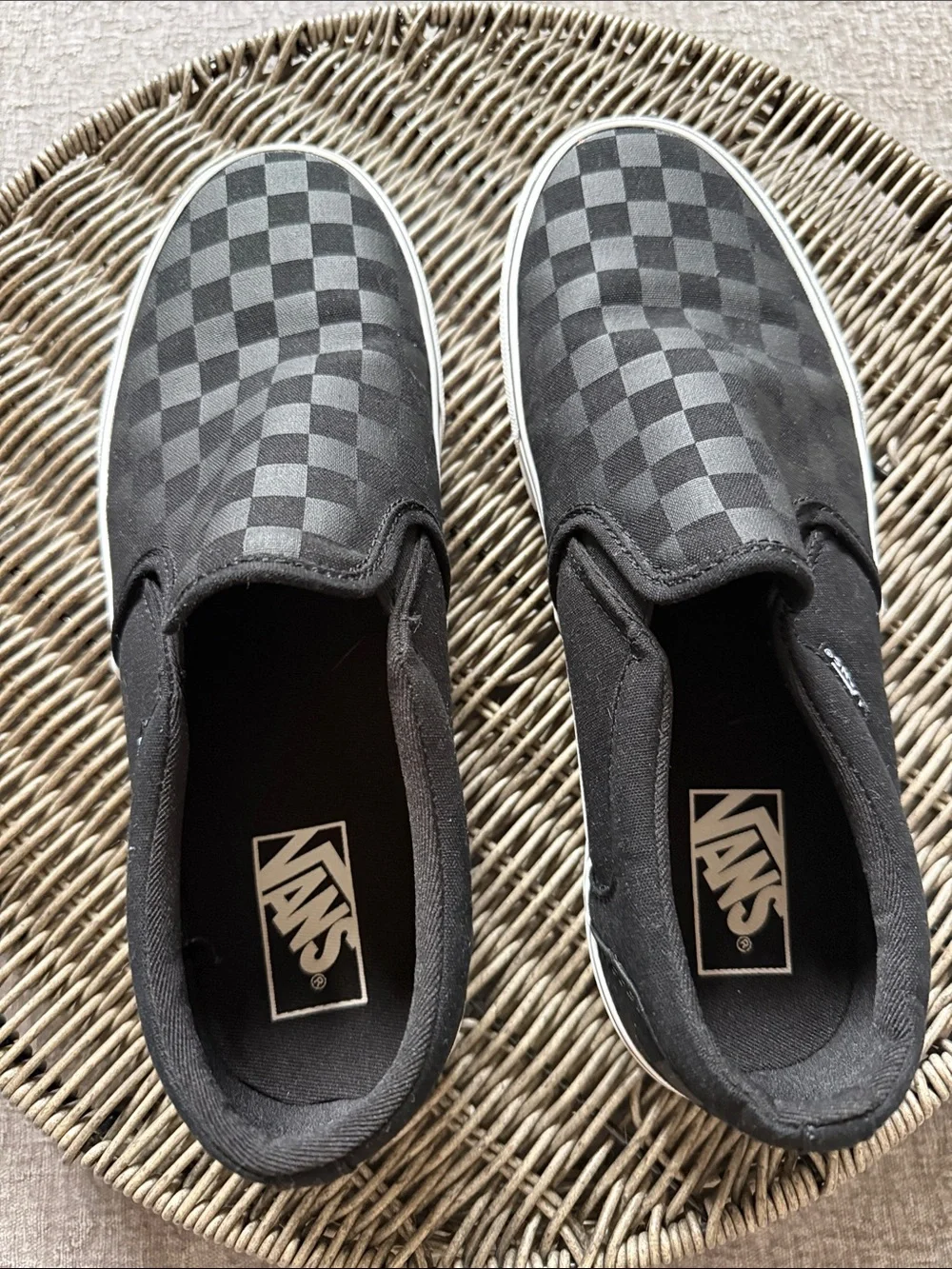 Vans worn once